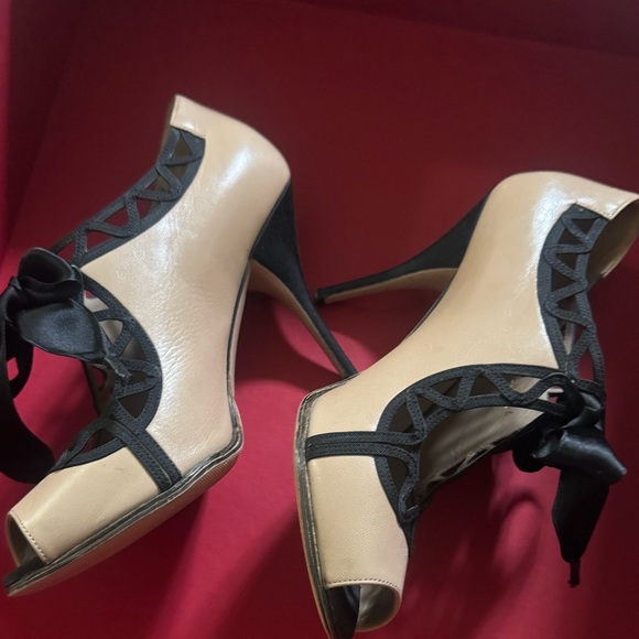 Authentic Valentino peep shoes with bow size 36 - Picture 3 of 7